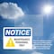 Signmission Maintenance Personnel Only OSHA Notice Sign, Plastic, 10in W x 7in L, 2PK OS-2PACK-NS-P-710-L-15921 - alternate 2